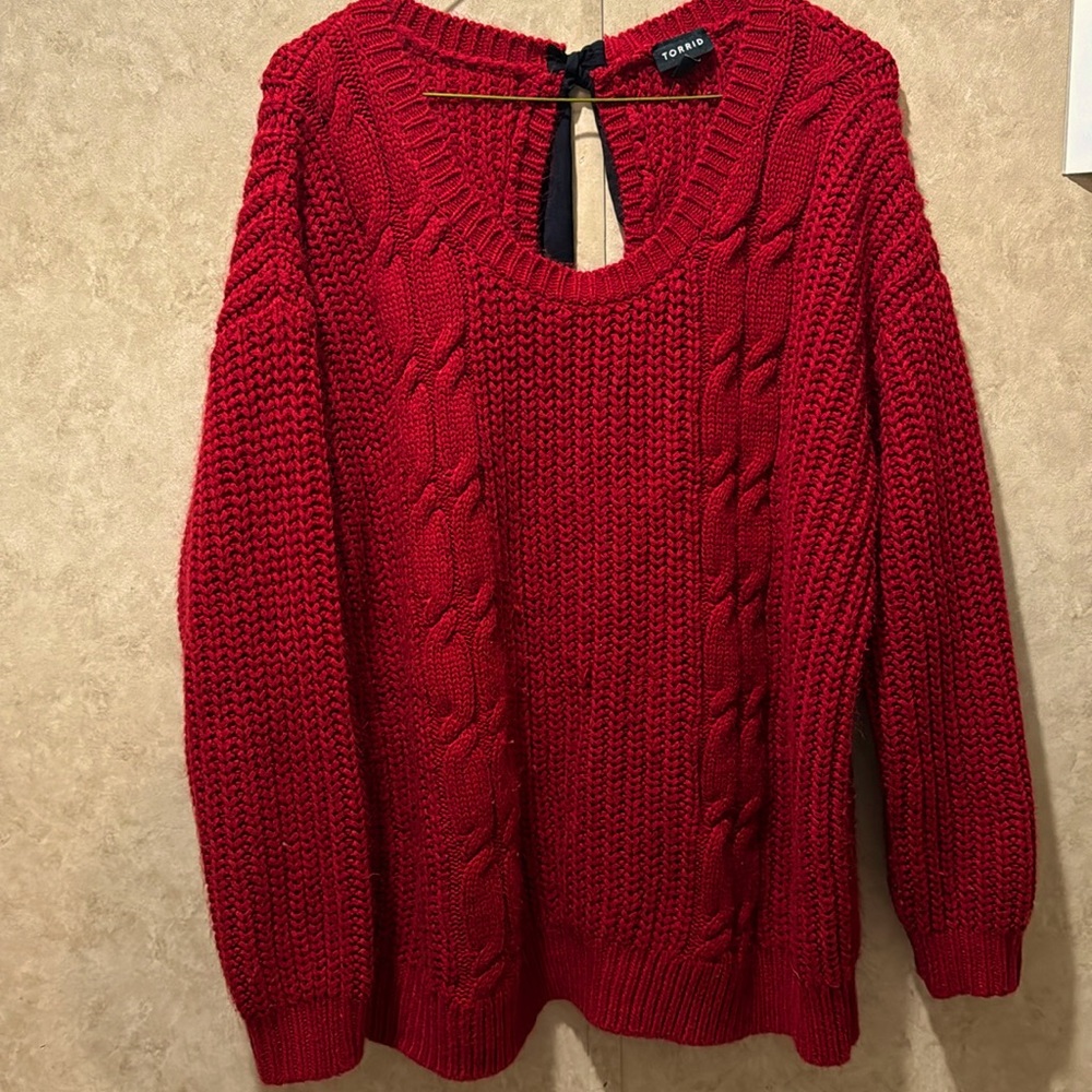 Torrid red sweater